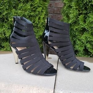 Marc Fisher Stretch Ankle Peep-Toe Heels Size 6M